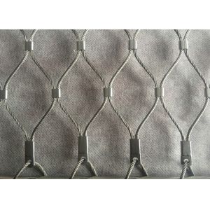 Buy cheap Stainless Steel Wire Rope Mesh Safety Net 7x19 Ferruled Style from wholesalers
