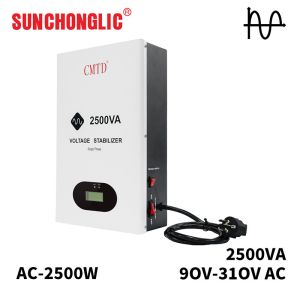 220V AC Automatic Voltage Stabilizer 2000W Single Phase Voltage Regulator