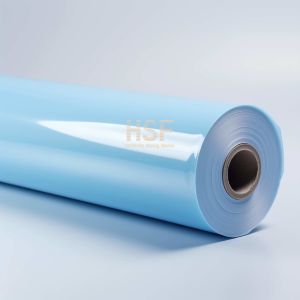 50 Micron Translucent Blue CPP Plastic Films High Seal Strength