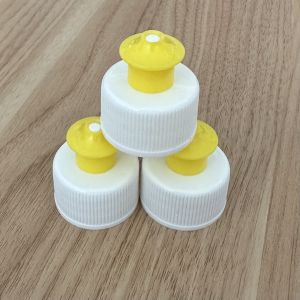 28/410 Plastic Cap Push Pull Cap with Customized Color in High Demand