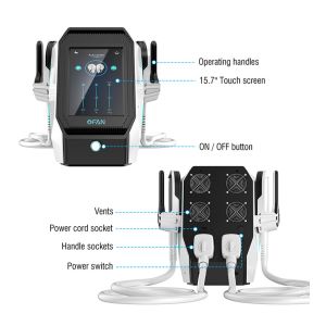 2 Handle Muscle Stimulator Em Sculpt Neo Machine CE