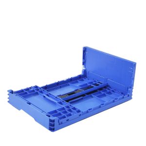 Foldable Shopping Mall Crate Customized Plastic Folding Crate for Goods Handling