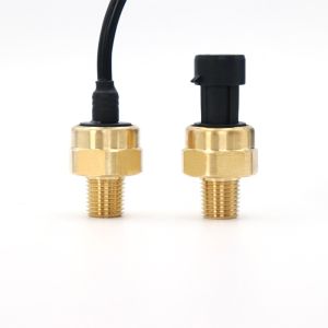 Brass IOT Pressure Sensor , Cable Outlet Capacitance Pressure Transmitter