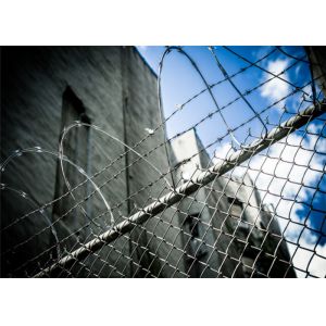 ISO Razor Type Wire Spike Steel Material And 140 Sharp Points Per Metre