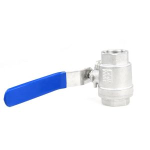 SS316 BSP Threaded PTFE Seal Ball Valve , T Handle Brass Ball Valve