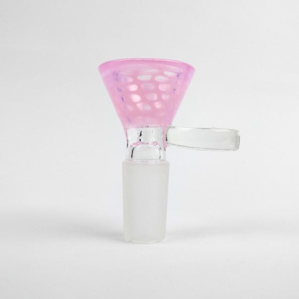 Colorful Glass Bongs Accessories Herb Dry Glass Slides 14mm Male For Smoking Tools