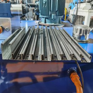Slotted Channel Strut Roll Forming Machine Double Layer 380V