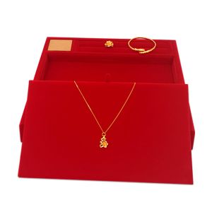 8*8*5cm Velet Interior Flannelette Jewelry Display Box