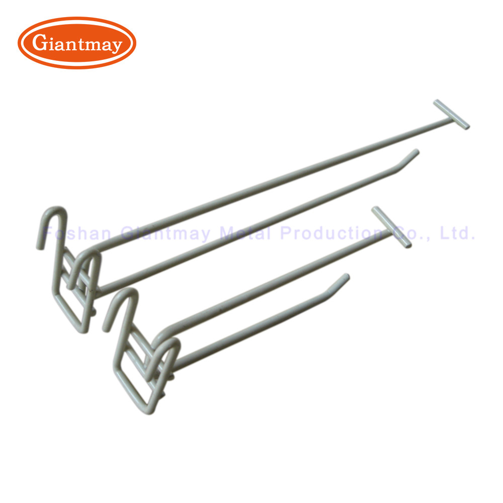 Quality Steel Gridwall Label Mesh Metal Display Hook Wire Stable Structure for sale