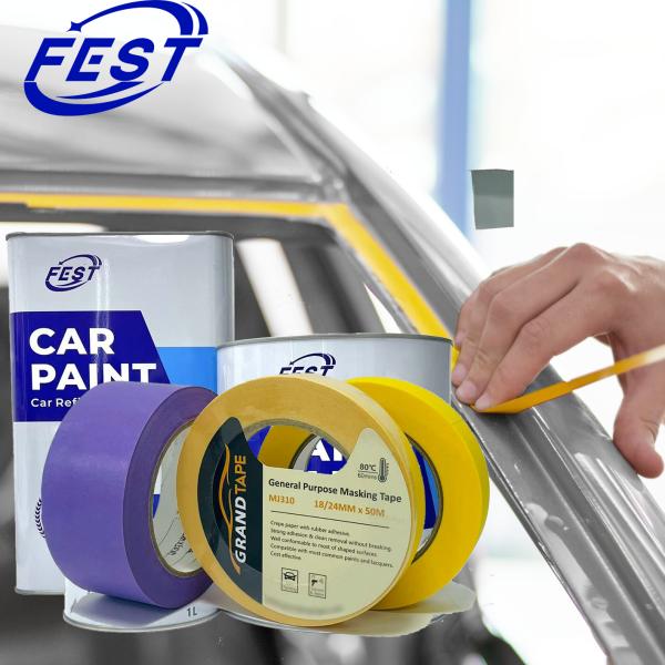 Buy Professional-Grade Heat Resistance Masking Tape for Auto Painting at wholesale prices