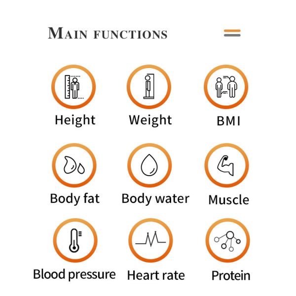 10.2" LCD Medical Height And Weight Scales Fat Composition Scale With Printer