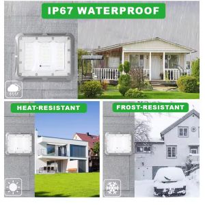 Solar Powered Waterproof LED Floodlight Commercial Brightest Outdoor Flood