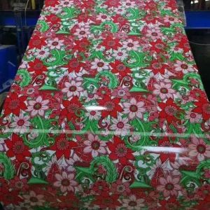 China PPGI PPGL Prepainted Steel Coils Flower Pattern Design 0.6mm on sale