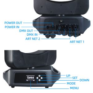 100W Laser Moving Head Led Dmx512 Stage Lighting Disco IP66 Moving Head Light