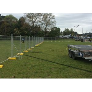 2100mm x 3600mm customized temporary fencing panels OD35mm wall thickness 1.00mm