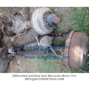 Eje delantero vivienda 43010-14Z12 NISSAN UD con eje trasero vivienda 43101