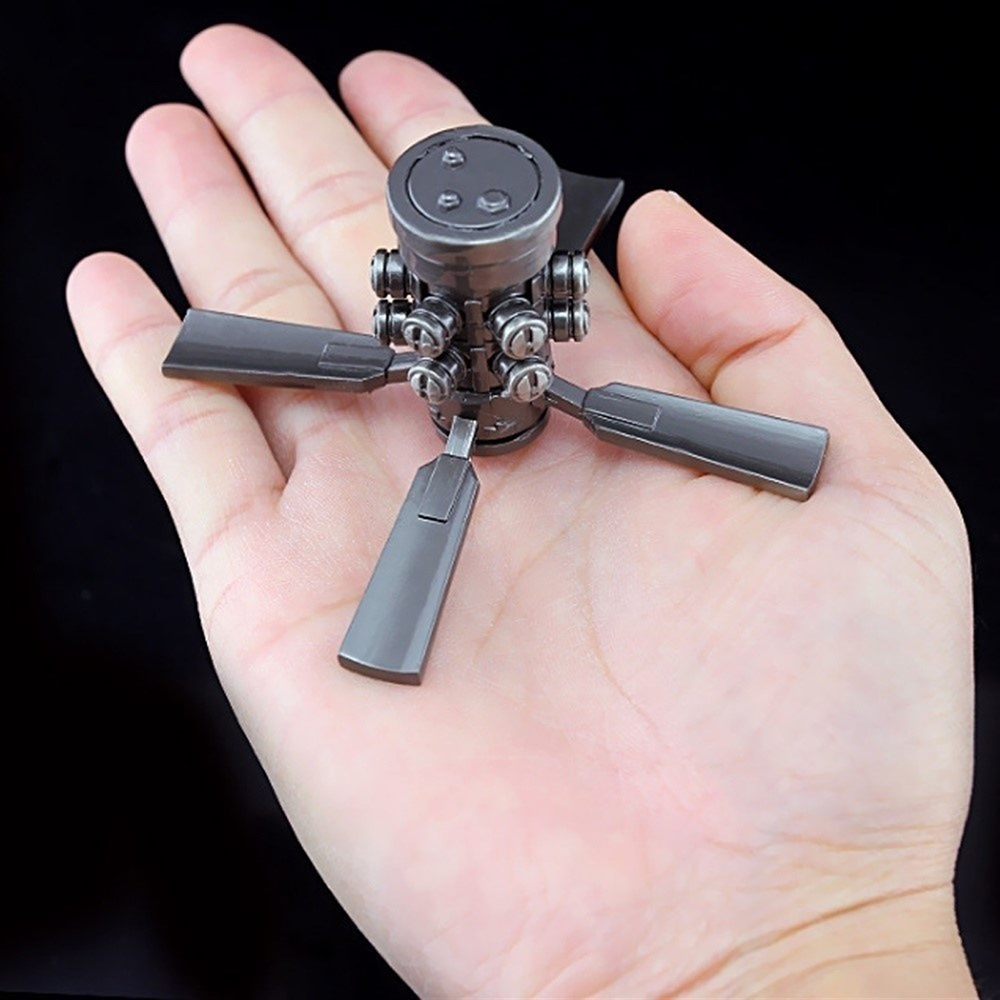 Fidget Spinner Toy Ultra Durable Stainless Steel Bearing for Pressure Relief 3-5 Min Spins