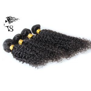Brazilian Curly Hair Weave Deep Water Wave , Weft Hair Extensions 4 Bundles