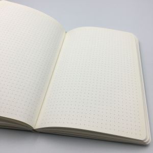 Stitching Bound Thick Paper Spiral Notebook 128gsm A5 Size Matt Lamination