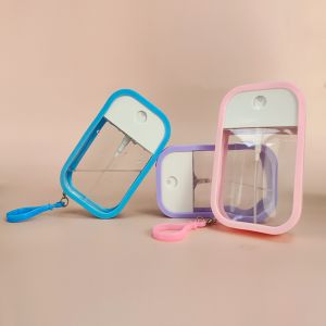 Cell Phone square Shape Pocket Credit Card Fine Mist Refillable Spray Bottle