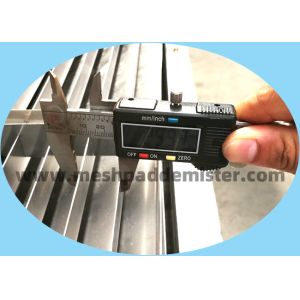 1mm Stainless Steel 170mm Vane Pack Mist Eliminator