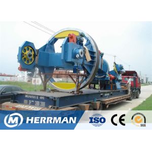 Drum Twister Type HV Cable Armouring Machine 130 Max Cabling OD Energy Efficient