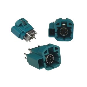 Quality FAKRA HSD Connector 4+2Pin Z Code Straight Type PCB Mount Connector for sale