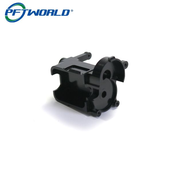 Black Anodized Machined Aluminum Parts Milling Custom High Tolerance