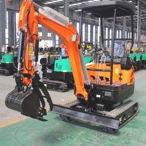 China ODM 1T Hydraulic Excavator Machine Boom Sway Mini Bagger Excavator on sale