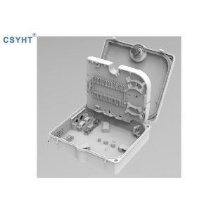 White ABS Plastic IP65 1x8 FTTH PLC Splitter 12 Core