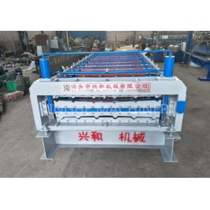 White Color Smart Double Layer Roll Forming Machine For Corrugated Tile