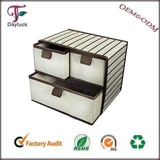 Buy Fashional wooden cardboard home storage box at wholesale prices