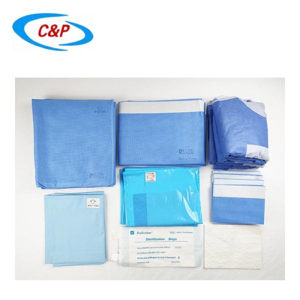 Blue SMS Orthopedic Disposable Surgical Pack Sterile Sheet Antibacteria
