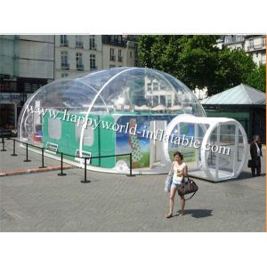 clear inflatable advertising tent , tradeshow event tent inflatable , transparen