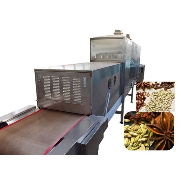 Buy CE Industrial Microwave Sterilization Spice Dryer Machine With Bigger Capacity at wholesale prices