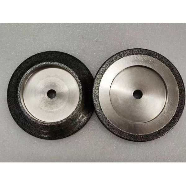 Electroplated CBN Grinding Wheel For Band Saw Blade With Steel Body Diameter 127mm