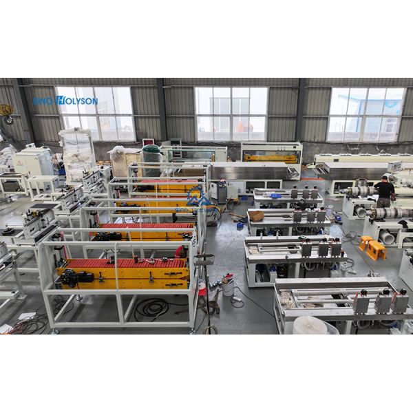 Sinohs 65/132 PVC Wall Panel Making Machine/ WPC Fluted Panel Production Line/WPC Profile Production Line