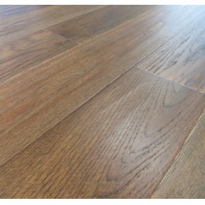 Quality handscraped and brushed hickory engineered hardwood flooring for sale