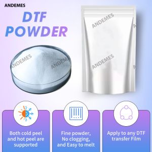 T-Shirt Printing 1kg DTF Powder Heat Transfer Adhesive Powder TPU Fine For