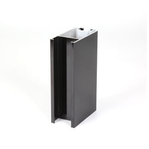 6063 Shiny Grey Powder Coated Aluminium Extrusions For Building