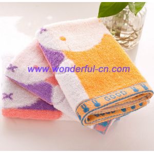 Promotional best terry kids cute monogrammed hand towels