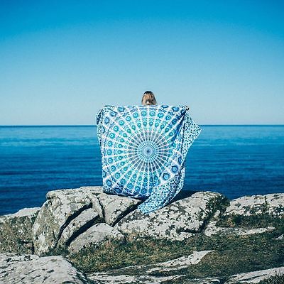 ROUND BEACH TOWEL OEM DESIGN GSM400-500 160CM