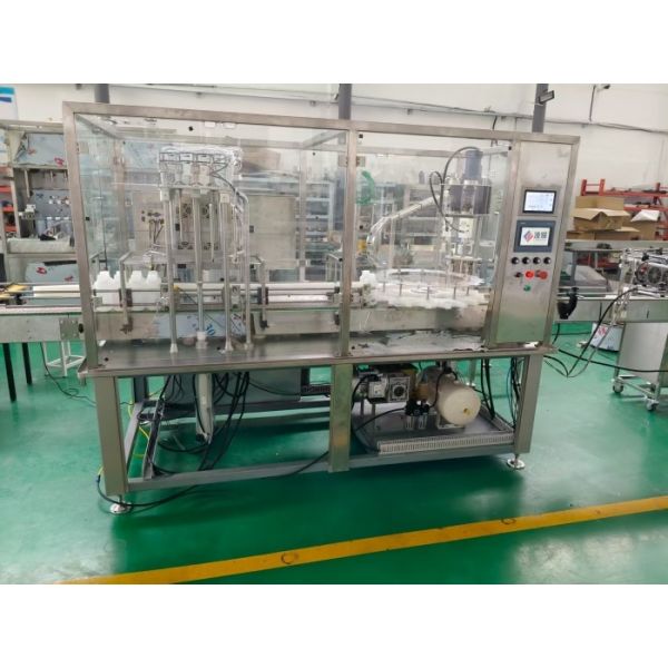 Liquid Pesticide Filler for 500-1500ml PET Bottles with drip prevention systems,