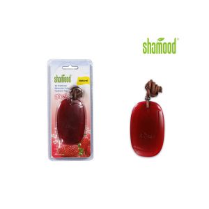 Square Shape Strawberry Smell Plastic Air Freshener 17g