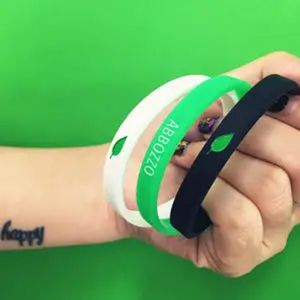 Custom Logo Printed Silicone Wristbands For Promotion And Advertising Multi