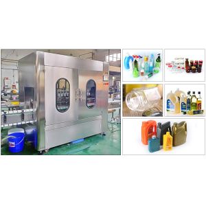 1.5KW 1000ml Liquid Hotels Cosmetics Bottle Filling Line