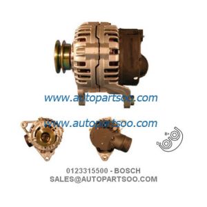 0124555001 0986042360 - BOSCH Alternator 24V 80A Alternadores