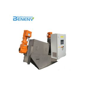 Multi Disk Gravity Belt Thickener Oil Sludge Dewatering Screw Press