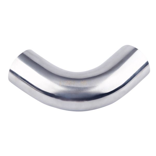 Silver Casting Stainless Steel Mirror Finish Seamless Pipe Long Radius Weld 90 Degree Elbow