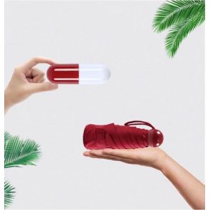 Super Mini 19 Inchx6k Pongee Anti UV Umbrella With Case